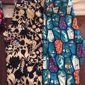 2 One size LuLaRoe leggings bundle BNWT